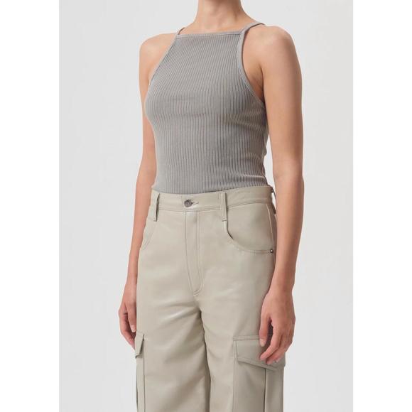 NEW AGOLDE mina tank in drab - Picture 4 of 5